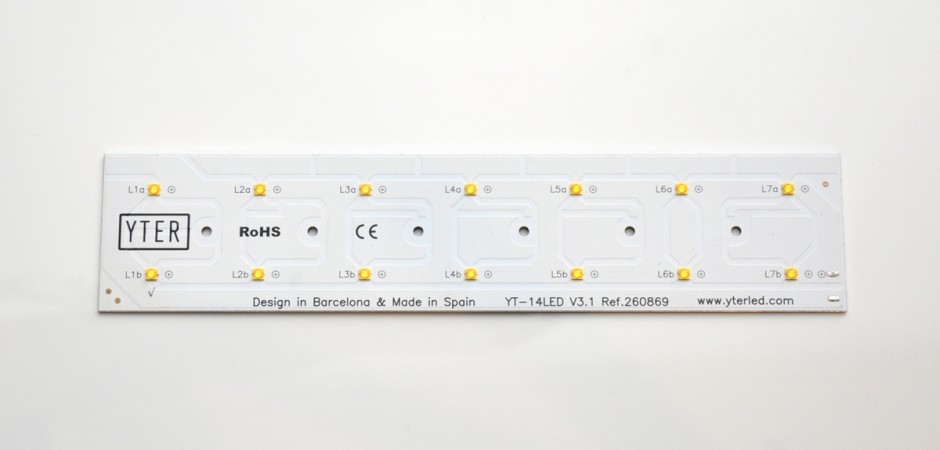 Circuito electrónico iluminación led diodos SMD PCB