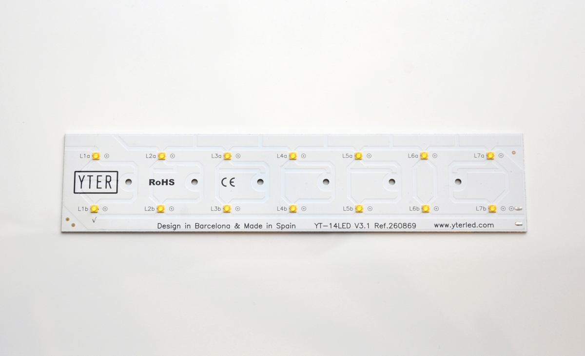 Circuito electrónico iluminación led diodos SMD PCB